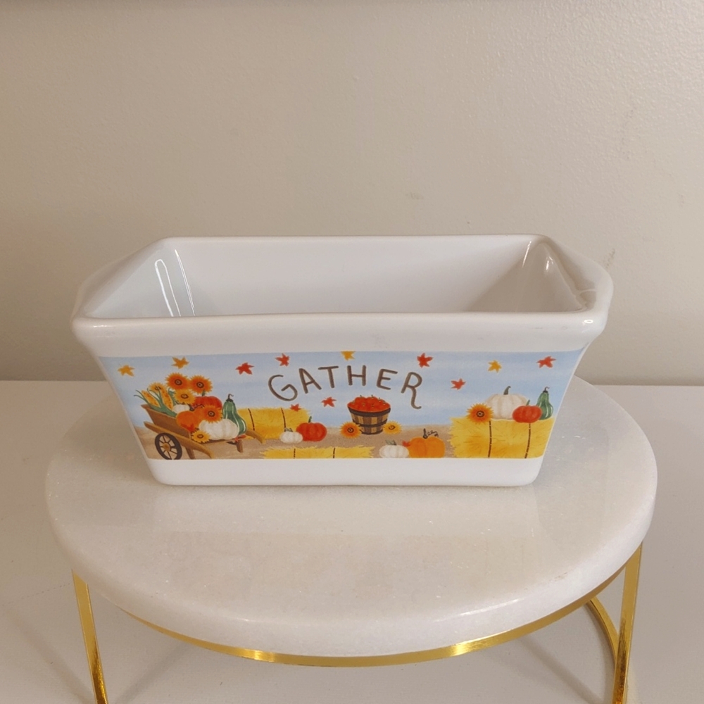 Royal Norfolk Ceramic Mini Loaf Dish, NWT